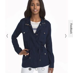 White House Black Market Dark admiral Jacket